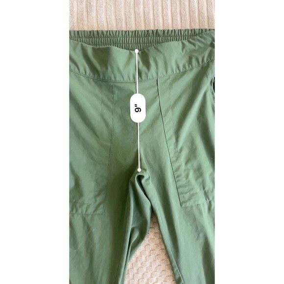 Athleta Women's  Chelsea Cargo Pant Elastic Waist Pockets Military Green SZ S - Picture 8 of 10